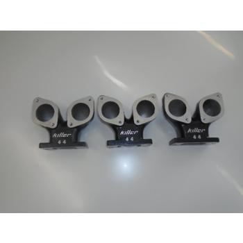 Coletor de admiss�o p/ tripla Weber 44 IDF- Opala 6 cil. / Chevy 250