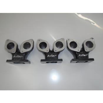 Coletor de admiss�o p/ tripla Weber 40 IDF- Opala 6 cil. / Chevy 250